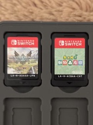 Nintendo Switch 遊戲卡帶動物森友會、魔物獵人遊戲卡帶
