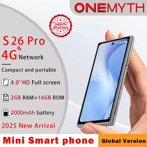 【World Premiere】ONEMYTH S26 Pro Mini Smartphone 4G Network Dual SIM Play Store 4.0 Inch HD Display 2