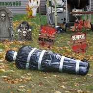 MAOYE Hanging Corpse, Inflatable Scary Dead Victim Props, Corpse Prop Black Large Fake Corpse Hallow