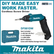 Makita Cordless Screw Driver DF001DW [ Ready Stock / Full Set Brand New ] 1 Year Warranty