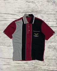 kaos polo kerah poloshirt casual vintage salur Fernand Razzini second bekas thrift