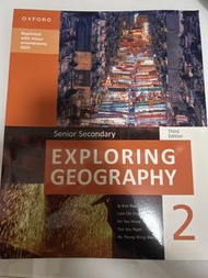 牛津 Senior Secondary 3rd Ed. Exploring Geography 2 textbook geog 教科書