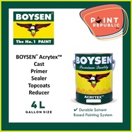 ▮ □ ◀ Boysen Acrytex Paints - 4L
