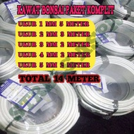 Bonsai wire complete package_measure 1mm.2mm.3mm.4mm.5mm._bonsai wire