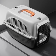 Cat airline crate, car-mounted dog cage, cat crate, cat cage, portable travel bag, transport crate, 