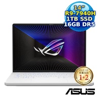 ASUS ROG Zephyrus G14 GA402XV-0046D7940HS-NBL 14吋電競筆電 西風之神 月光白有燈版(R9-7940HS/16G/1TB PCIe/RTX 4060/14/W11)