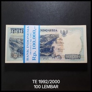 Uang Kuno Gepok 1000 Rupiah Lompat Batu Th 1992 - 100 Lembar Seri Urut