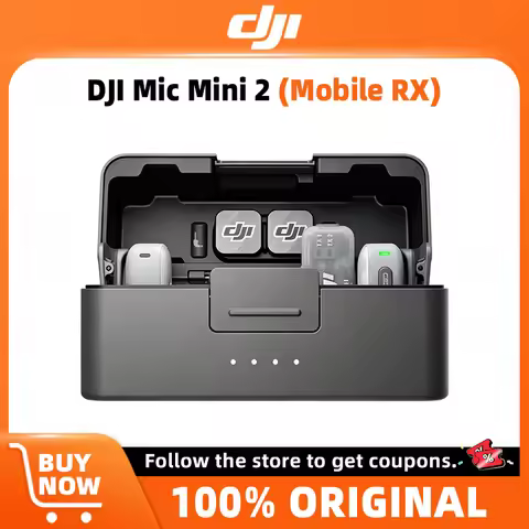 DJI Mic Mini 2 (Mobile RX) High-quality wireless audio microphone, compact and mini, easy to store 4