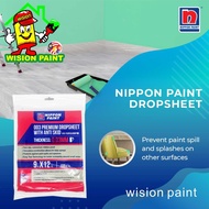 Nippon Paint Kain Canvas 003 Premium Dropsheet With Anti Skid ( 9ft x 12ft )