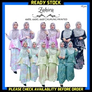 BAJU KURUNG SULAM ZAHIRA 4489 4490 4491 PLUS SIZE PRINTED BRIDESMAID LILAC MINT SAGE GREEN BLACK TUR