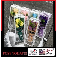 3pcs Soap Rose Carnation 2Flower bouquet box Valentines Birthday Graduation Convocation Teachers day