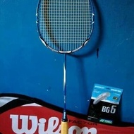 Raket Badminton Wilson K Factor + BG 66 ( Pasang )