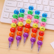 Creative Colorful Stackable Pencil Crayon Pencils Cute Stationery Kids Birthday Doorgift Reward