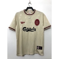 9697 Liverpool away retro jersey, high-quality jersey, football shirt with short sleeves