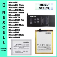 NEXCELL Bateri Serasi untuk Meizu M1 M2 Mini M2 Note M3S MX4 Pro M5 Note M5C M5S M6 Note M6S V8 M8 L