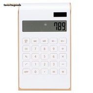 FAVORITEGOODS  Calculator, Black/Red/Blue/White Plastic Calculator, Accurate 114x190x37mm Portable C