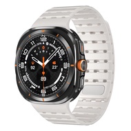 Strap For Samsung Galaxy Watch Ultra 47mm / Ultra (2025) 47mm Watch Band Holes Design Magnetic Silic