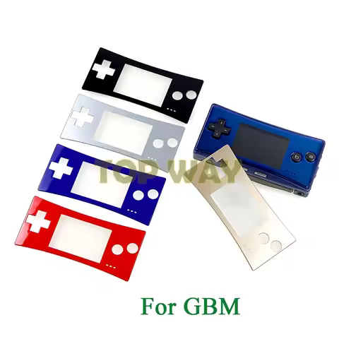 5PCS for GBM Faceplate Cover Case Shell Front Shell Cover Replacement new design For GameBoy Micro