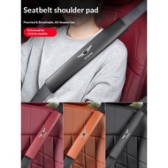 For Genesis EQ900 G70 G80 G90 GV60 GV70 GV80 GV90 Car Leather Seat Safety Belt Cover Belts Shoulder 