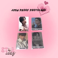 [stvrbaby] Photocard JIMIN PROOF COMPACT STANDARD BTS OFFICIAL