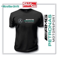 Jersey A-M-G MMercedez  Racing PPet.ronas Motorsport Baju Jersi Microfiber tshirtS-5XL