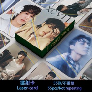 55PCS/Box Kpop BTS XCVII GOLDEN photocards JUNG KOOK solo Laser flashcards lomo card postcard for Fan Collection