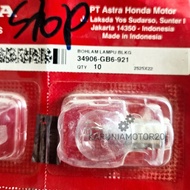 12V Stop Light Bulb 18.5W for All Motorcycles AHMOriginal 34906-GB6-921