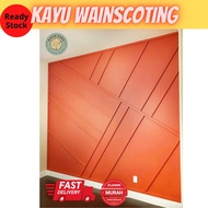 Wainscoting Kayu 9mm | Wood Panel | Shiplap Board | Kayu Mdf | MDF Shiplap | Kayu Dinding Wainscoting | 1Inch-3Inch