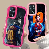 MERAH D-10 Messi Pink red Casing for OPPO A54 A55S A16 A54S A55 A16S 5G black