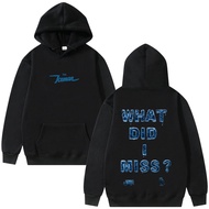 Rapper Drake What Did I Miss Graphic Print Hoodie Hip Hop Pullover Hoodies Mens Vintage Oversized
