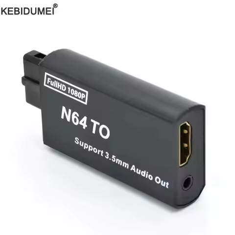 HD Video Adapter For Gamecube Console N64 To HDMI-compatible Adapter Converter Cable For N64/SNES/NG
