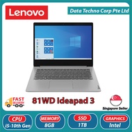 Lenovo 81WD-ideapad 3 14IIL05 | Intel Core i5 10th Gen | 14 Inches Full HD Screen | 8GB RAM | 1TB SSD | WIFi | Bluetooth