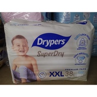 Drypers superdry premium tape XXL 38