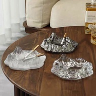 Mountain Glass Ashtray Gunung Bekas Abu Rokok Kaca Tebal  烟灰缸 ashtray aesthetic cigarrete ashtray