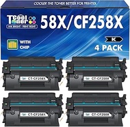 58X 58A CF258X Toner Cartridge Black Compatible Replacement for HP 58X CF258X 58A CF258A Toner Cartr