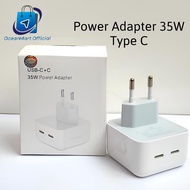 35W USB Type C Dual Port Fast Charging Charger Head Adapter