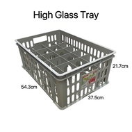 Stackable High Wine Glass Cup Tray Rack Storage Crate 889 / Bottle Tray / Drink Beverage Tray Rak Tr