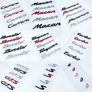 Tainan Porsche 911 918 BOXSTER cayenne Car Logo Modified S-Mark Maca Tail 718