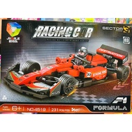 JIQILE 4519-03 Construction toys, formula 1 racing car formula F1 model assembly toys