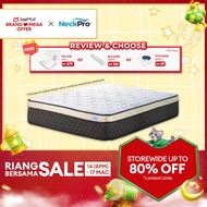 NeckPro Jago Pocket Spring Mattress | 10~11 Inches (25cm~27cm) | Random Outlook Design & Thickness |