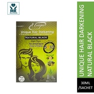 UNIQUE HAIR DARKENING NATURAL BLACK 30ML/SACHET