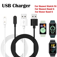 Charger Adapter Magnetic USB Charging Cable Base Cord Wire For Huawei Watch Fit / Huawei Band 6 / Honor Band 6  Accessory