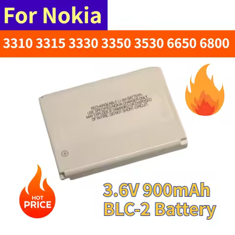 3.6V 900mAh BLC-2 Battery for Nokia 3310 3315 3330 3350 3530 6650 6800