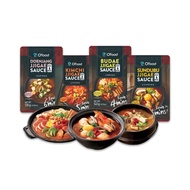 [O'FOOD] Korean Stew Sauce (Army - Sausage & Ham Stew / Soybean / Soft Tofu /Kimchi