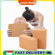 Cork Yoga Blocks / Multi-Use & Durable Yoga Block / Non-Slip & Breathable Rectangular Yoga Block, Lo