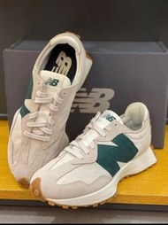 🌈全新有盒New Balance NB 327 低幫跑步鞋 男女同款 灰綠色