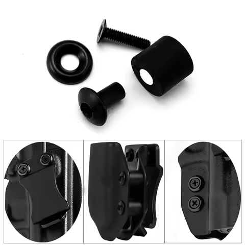 4pcs/set Kydex Holster Screw K Sheath Screw with Female Adapter Rubber Spacers DIY Waist Clip Making
