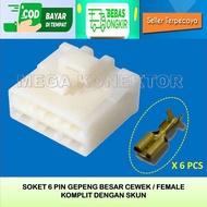 LARGE 6 PIN FEMALE Socket 6 PIN TIGER KIPROK Socket Tiger Kiprok Socket/