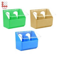 [Shiwaki3] Transparent Dove Bird Food Feeding Hanging Box Plastic Material Automatic Feeder for Parr