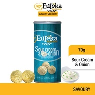 Eureka Sour Cream &amp; Onion Popcorn 70g Cannister